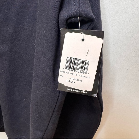 Jim Kelly 12 Celebrity Classic 2024 New Era Navy Quarter-Zip Sweatshirt - Picture 3 of 5